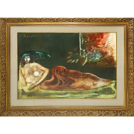 Cesare D'Angelo (Catania 1940 - 2006)  - Donna sdraiata