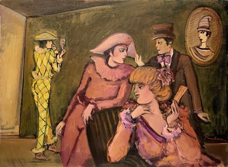 Salvatore Marchese (Catania 1947)  - Personaggi teatrali della Commedia dell’Arte.