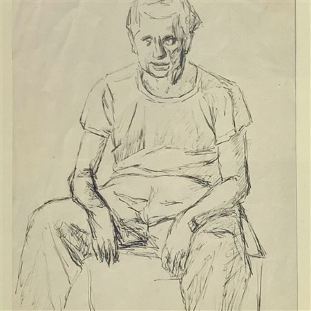 Giovanni Alicò (Catania 1906 - Milano 1971)  - Bozzetto di Padron 'Ntoni, 1960