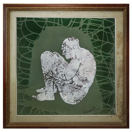 Uomo accovacciato, 1979