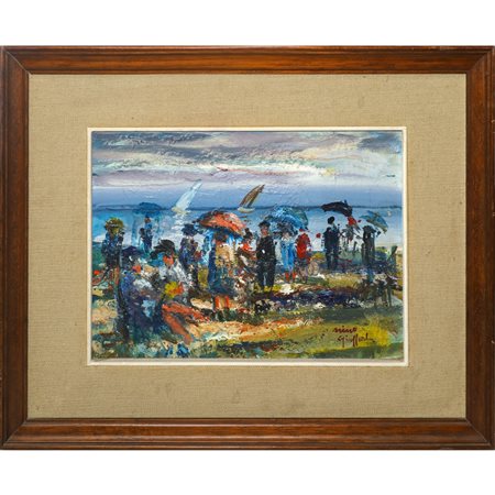 Antonio Giuffrida (Catania  1924 - Rosny-sous-Bois 2015)  - Plage, 1967