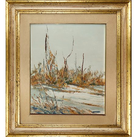 Francesco Patamia (1935)  - Frasche fra la neve, 1981