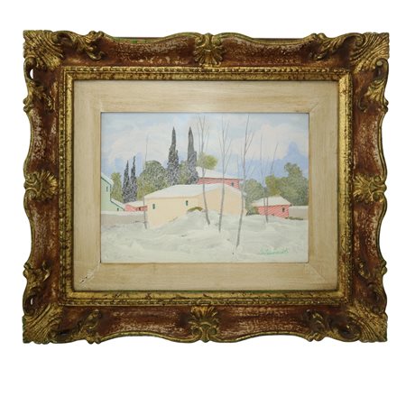 Giuseppe Innocenti (Scarperia di Mugello)  - Paesaggio innevato