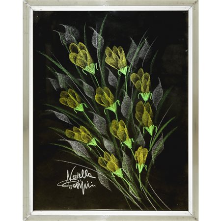 Novella Parigini (Chiusi 1921 - Roma 1993)  - Bouquet di fiori 