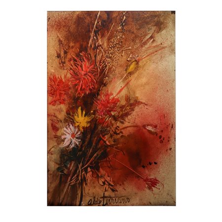 Aldo  Turiano (catania  1938 - 2020)  - Fiori, Catania 1973