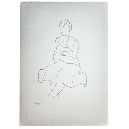 Pericle Fazzini (Grottammare 1913 - Roma 1987)  - Il ritorno