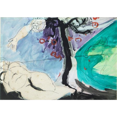 Bruno  Cassinari (Piacenza 29/11/1912 - Milano 26/03/1992)  - Serigrafia 108/120