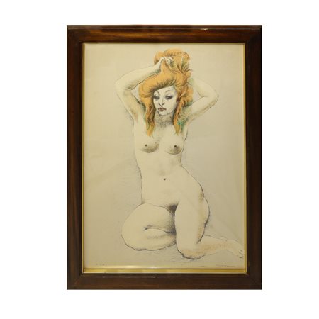 Francesco Messina (Linguaglossa (CT) 1900 - Milano 1995)  - Nudo di donna