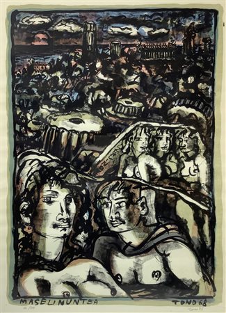 Antonio Zancanaro (Padova 1906 - Padova 1985)  - Maselinuntea, 1968