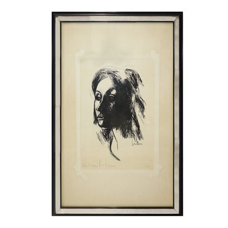 Sebastiano Milluzzo (Catania 1915 - Catania 2011)  - Volto di donna