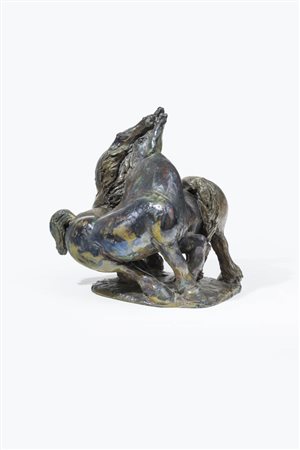 SCULTORE ANONIMO<BR>"Cavalli"