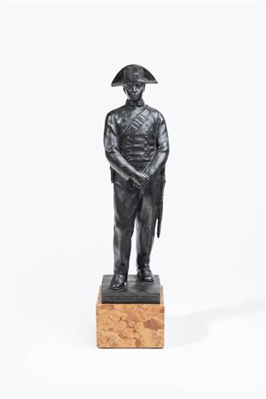EDOARDO RUBINO<BR>Torino 1871 - 1955<BR>"Statua del Monumento Nazionale al Carabiniere di Torino" 1933 circa