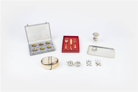 LOTTO DI OGGETTI IN ARGENTO