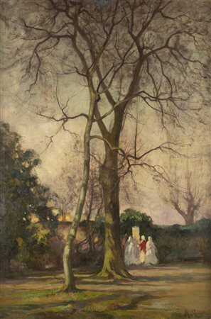 MARIO GACHET<BR>Torino 1879 - 1981<BR>"Giardino"