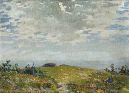 GIULIO BOETTO<BR>Torino 1894 - 1967<BR>"Paesaggio" 1920