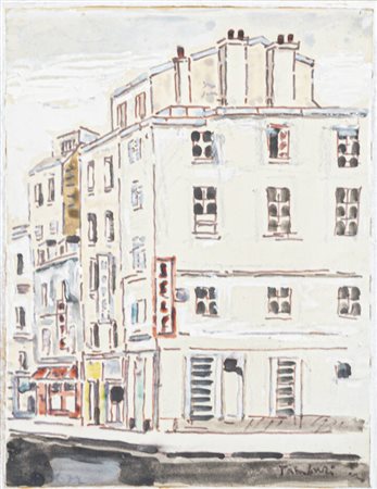 ORFEO TAMBURI<BR>Jesi (AN) 1910 - 1994<BR>"Casa parigina"