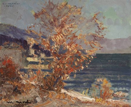 METELLO MERLO<BR>Milano 1886 - 1964 Torino<BR>"Ventoso" Oggebbio (VB)1952