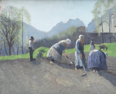 PITTORE ANONIMO<BR>"Contadine"