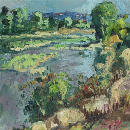 BEPPE GALLO<BR>Castagnole Lanze (AT) 1942<BR>"Ansa segreta" 2004