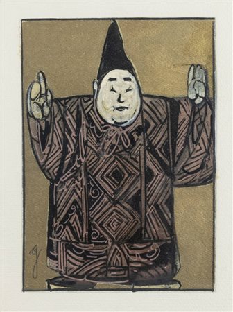 GOLIA (Eugenio Colmo)<BR>Torino 1885 - 1967<BR>"Figura orientale"