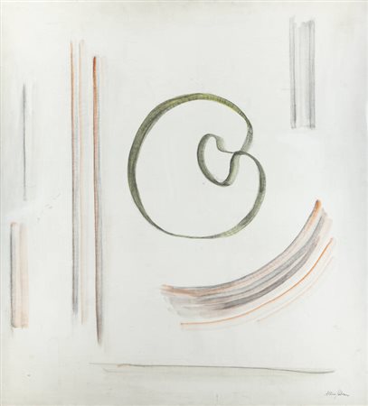 ALBINO GALVANO<BR>Torino 1907 - 1990<BR>"Composizione" 9/9/1973