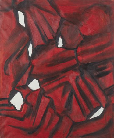 ALBINO GALVANO<BR>Torino 1907 - 1990<BR>"Senza titolo" 1967