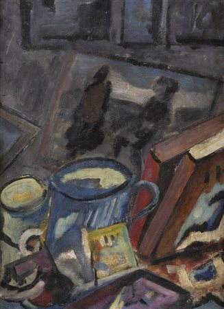 ALBINO GALVANO<BR>Torino 1907 - 1990<BR>"Natura morta" 1936