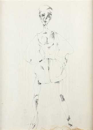 ENRICO COLOMBOTTO ROSSO<BR>Torino 1925 - 2013 Casale Monferrato (AL)<BR>"Figura"