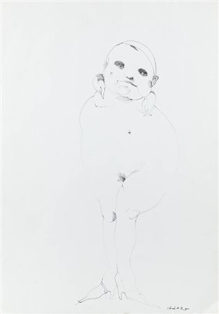 ENRICO COLOMBOTTO ROSSO<BR>Torino 1925 - 2013 Casale Monferrato (AL)<BR>"Figura"