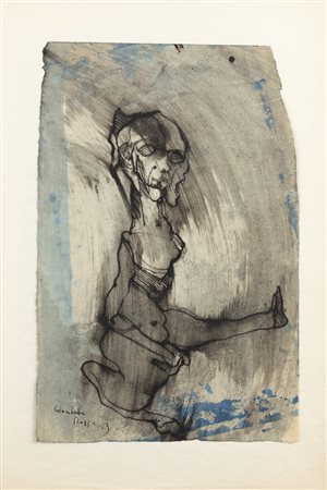 ENRICO COLOMBOTTO ROSSO<BR>Torino 1925 - 2013 Casale Monferrato (AL)<BR>"Senza titolo" 1959