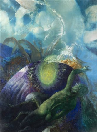 ABACUC (Silvano Gilardi)<BR>Torino 1933 - 2021<BR>"Romanza sonnambula" dalla poesia di Federico Garcìa Lorca, settembre-ottobre 1971