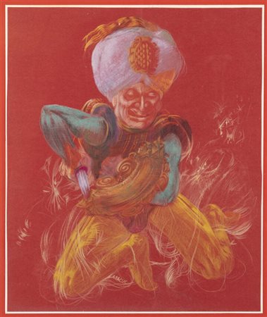 ABACUC (Silvano Gilardi)<BR>Torino 1933 - 2021<BR>"Il martedì guerriero di Marte Levantino" 1/1972