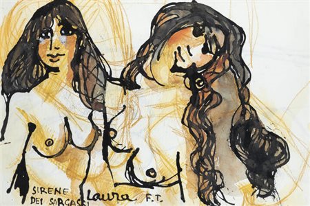 FRANCESCO TABUSSO<BR>Sesto San Giovanni (MI) 1930 - 2012 Torino<BR>"Sirene dei Sargassi"