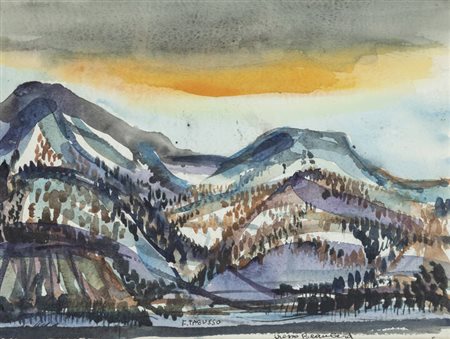 FRANCESCO TABUSSO<BR>Sesto San Giovanni (MI) 1930 - 2012 Torino<BR>"Presso Beaulard"