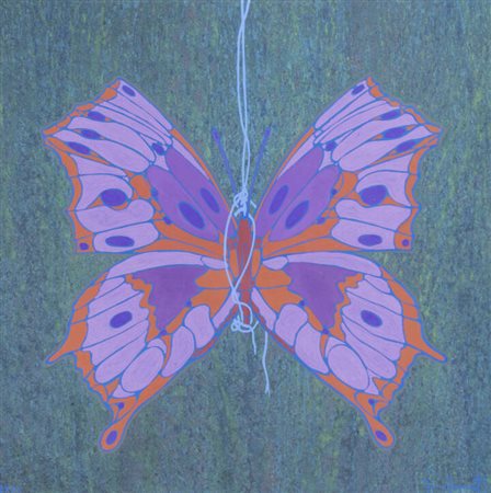 FRANCESCO CASORATI<BR>Torino 1934 - 2013<BR>"Farfalla prato" 1977