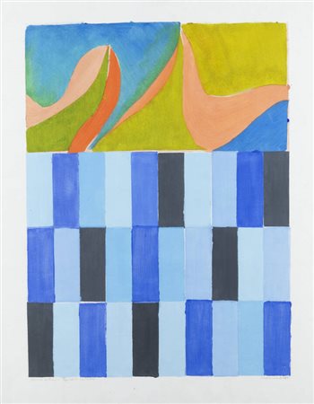 PIERO RAMBAUDI<BR>Torino 1906 - 1991<BR>"Eventi esterni e rapporti di casualità" 1981