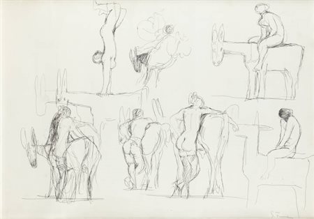 SALVATORE FIUME<BR>Comiso (RG) 1915 - 1997 Milano<BR>"Senza titolo"