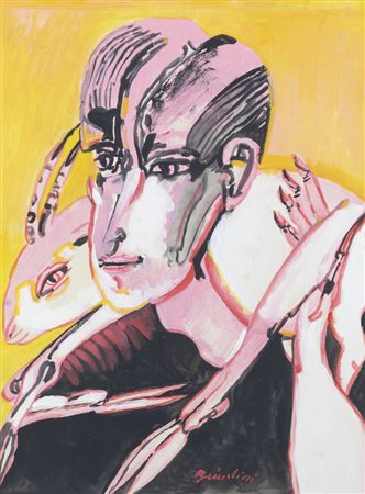 REMO BRINDISI<BR>Roma 1918 - 1996 Milano<BR>"Senza titolo"