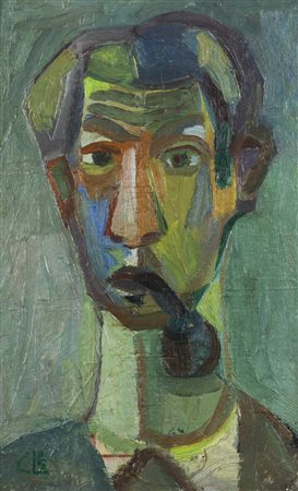 CARLO LORO<BR>Lonigo (VI) 1915 - 2002 Torino<BR>"Senza titolo"