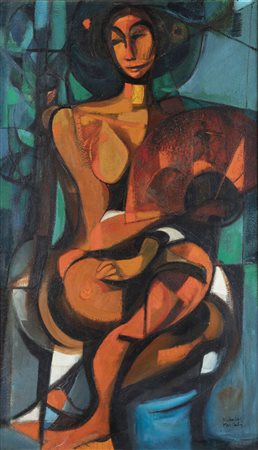 DEDALO MONTALI<BR>Cagliari 1909 - 2001 Rodello (TO)<BR>"La spagnola"