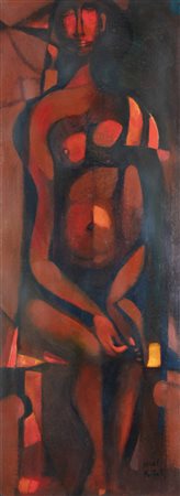 DEDALO MONTALI<BR>Cagliari 1909 - 2001 Rodello (TO)<BR>"Figura femminile"