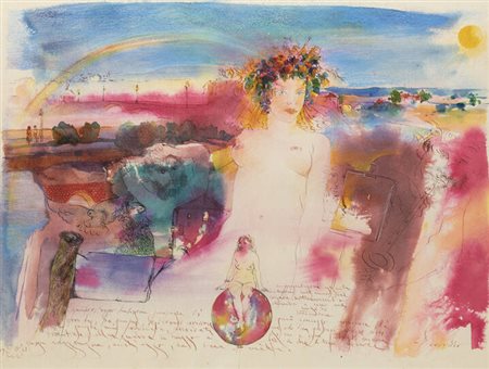 LUCIANO PROVERBIO<BR>Alessandria 1936 - 2009 Torino<BR>"Senza titolo"