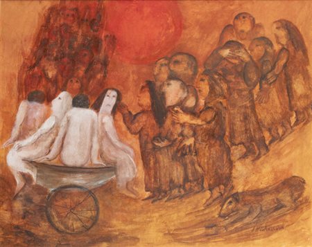 JINDRA HUSARIKOVA<BR>Trmice (Cecoslovacchia) 1931 - 2016 Praga (Cecoslovacchia)<BR>"Senza titolo"