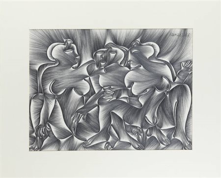 FRITZ BAUMGARTNER<BR>Monaco di Baviera (Germania) 1929 - 2006<BR>"Colloquio"