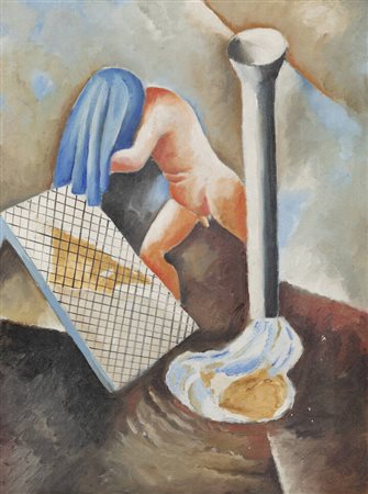 PITTORE ANONIMO<BR>"Senza titolo" 1983