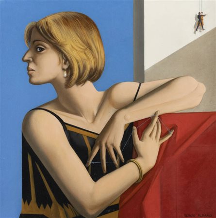 SERGIO ALBANO<BR>Torino 1939 - 2008<BR>"Senza titolo"