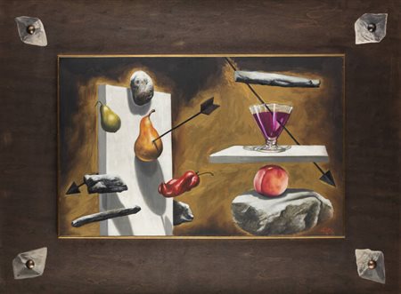 ALBERTO REMO CARLO LANTERI<BR>Torino 1955<BR>"Natura morta" 1995