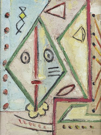 PIERO MAGGIONI<BR>Monticello Brianza (LC) 1931 - 1995 Viganò (LC)<BR>"Primitivo" anni '70