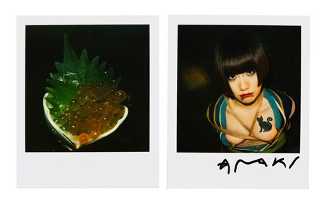 Nobuyoshi Araki Nascita: 1940, Due polaroid: Bondage / Food
