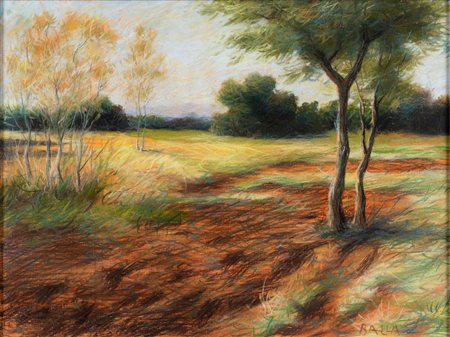 Giacomo Balla 1871 Torino-1958 Roma, Villa Borghese dal balcone - La strada